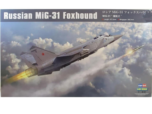 Hobbyboss 81753 1/48 Russian MiG-31 Foxhound