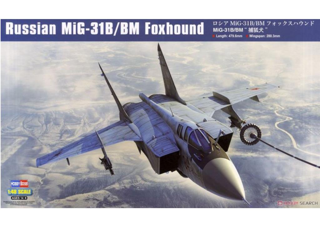 Hobbyboss 81754 1/48 Mig-31B/BM Foxhound