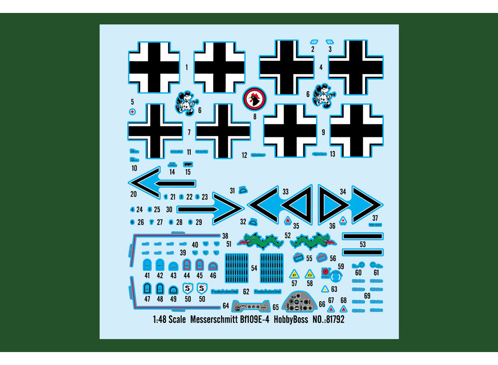 1/48 Hobbyboss - Messerschmitt Bf109E-4