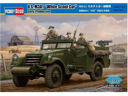 Hobbyboss 82451 1/35 M3A1 Scout Car 'White' Early Version