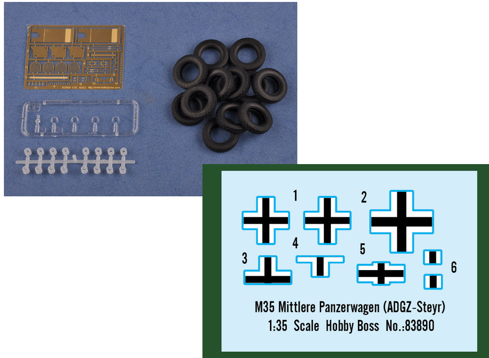 1/35 Hobbyboss - M35 Mittlere Panzerwagen (ADGZ-Steyr)
