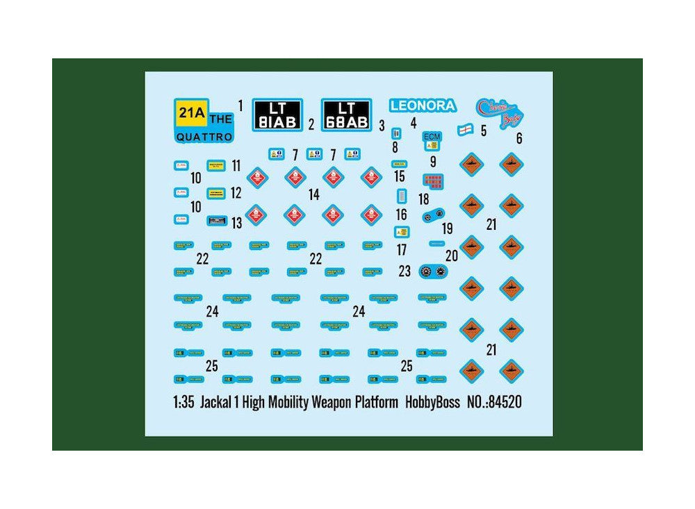 1/35 Hobbyboss - Jackal 1 High Mobility Weapon Platform