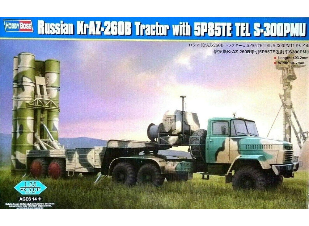 Hobbyboss HBB85511 1/35 - KraZ-260B Tractor w/ SP85TE TEL S-300PMU