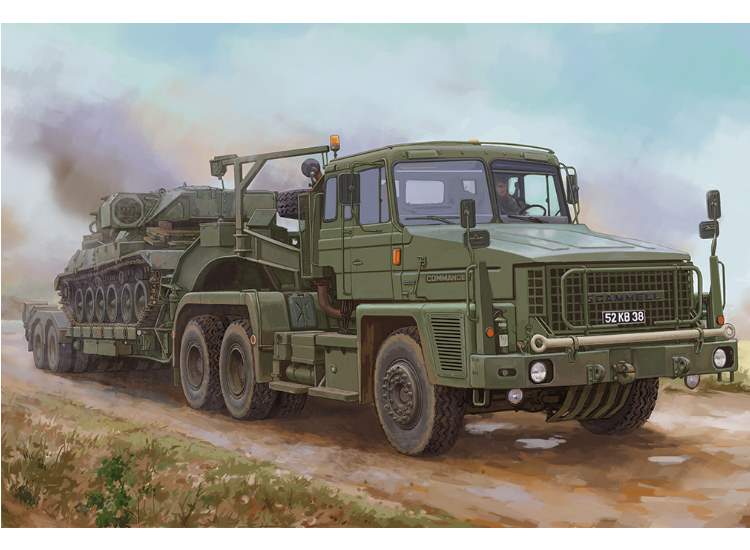 1/35 Hobbyboss - Scammell Commander w/62t Crane Semi Trailer