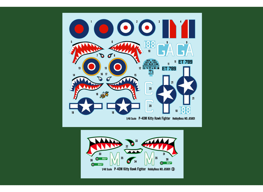 1/48 Hobbyboss - P-40M Kitty Hawk Fighter