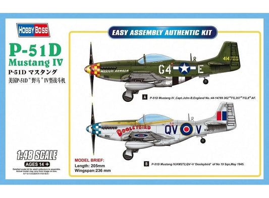 1/48 Hobbyboss - P-51D Mustang IV