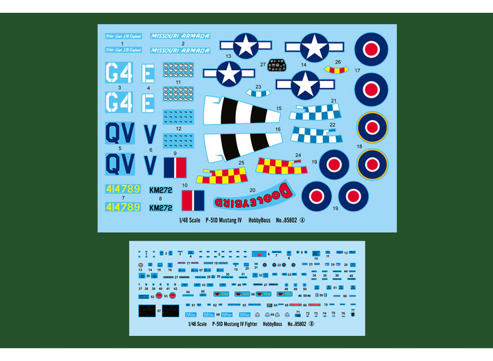 1/48 Hobbyboss - P-51D Mustang IV