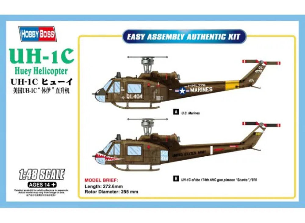 Hobbyboss HBB85803 1/48 - UH-1C Huey