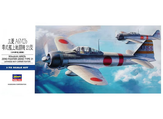 Hasegawa HGHAD21 1/72 - A6M2 Zero Fighter