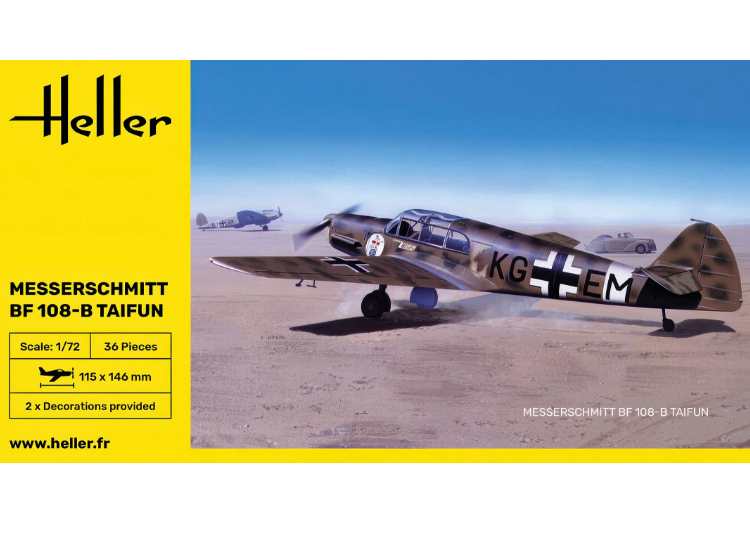 Heller HH80231 1/72 - Messerschmitt Bf 108B Taifun