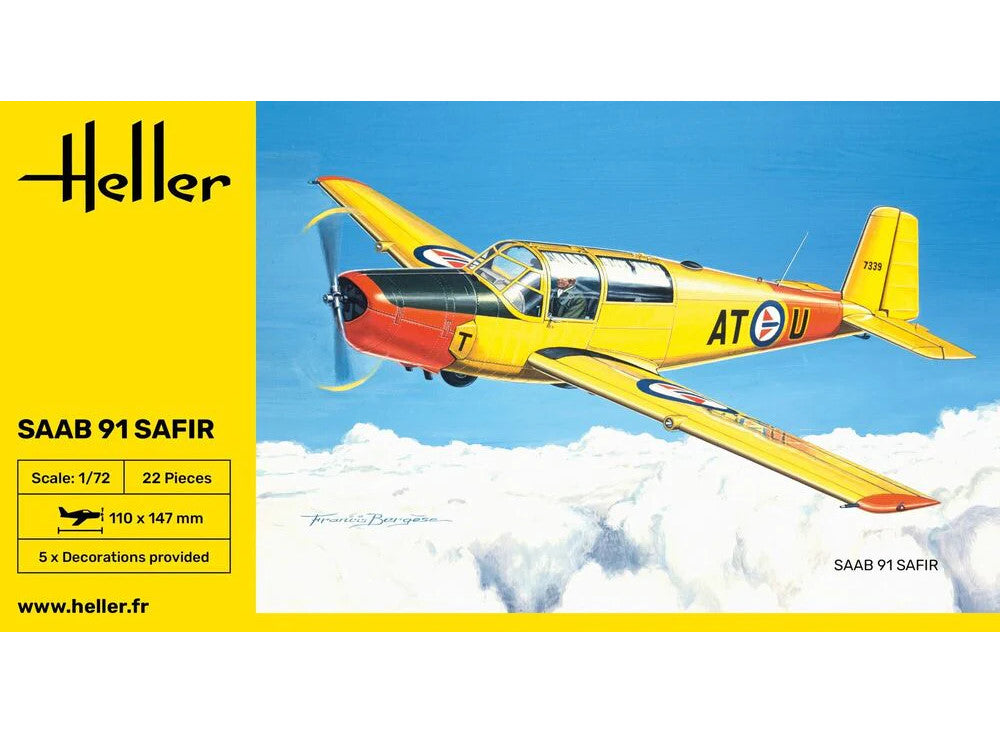 Heller 80287 1/72 SAAB 91 Safir - DAMAGED BOX