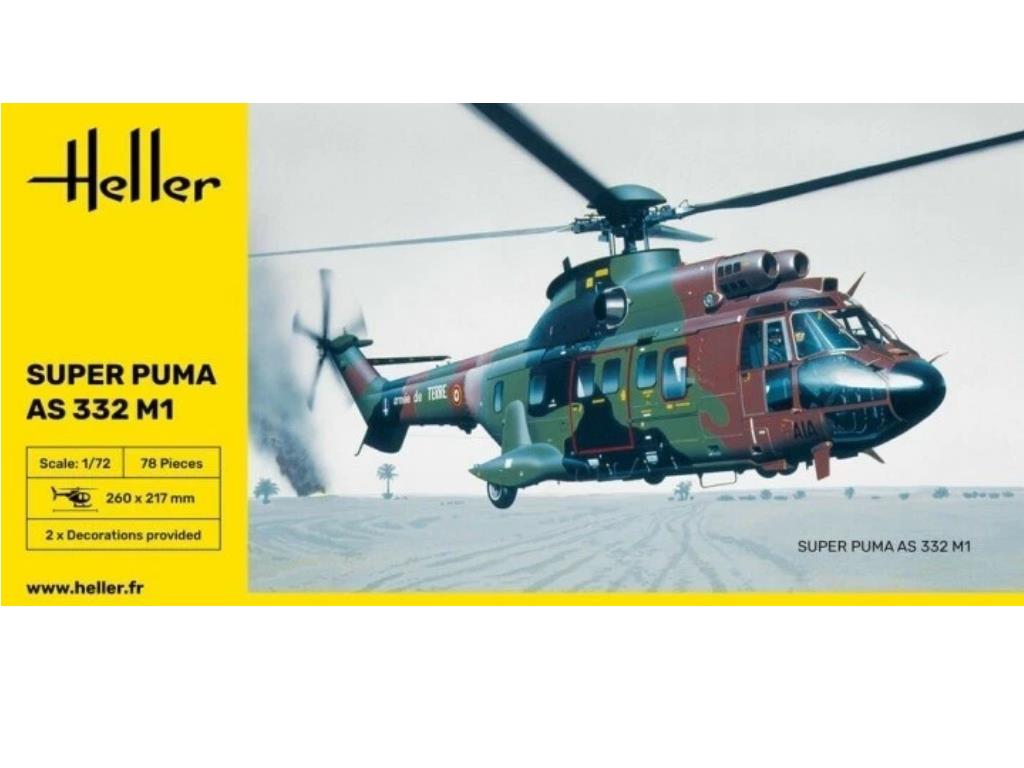 Heller 80367 1/72 Super Puma AS332 M1