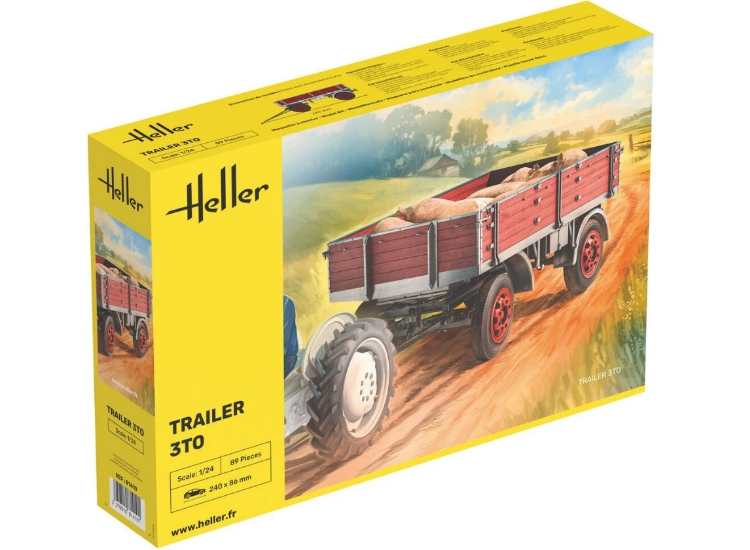 Heller HH81410 1/24 - Farm Trailer 3to