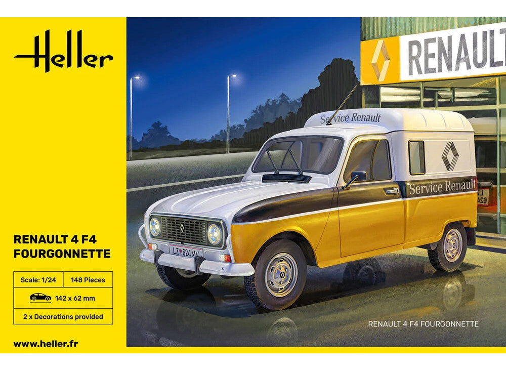 1/24 Heller - Renault 4 F4 Fourgonnette