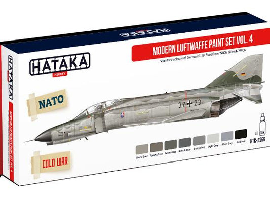 8 x 17ml Hataka - Acrylic Paint Set - Modern Luftwaffe Vol. 4