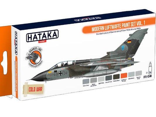 8 x 17ml Hataka - Lacquer Paint Set - Modern Luftwaffe vol. 1
