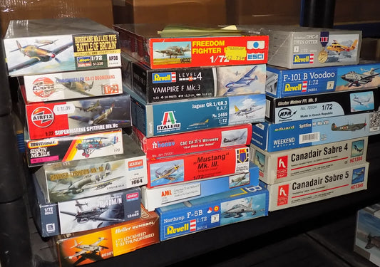 20 Various 1/72 Aircraft Kits - Tatty Boxes JBL0108