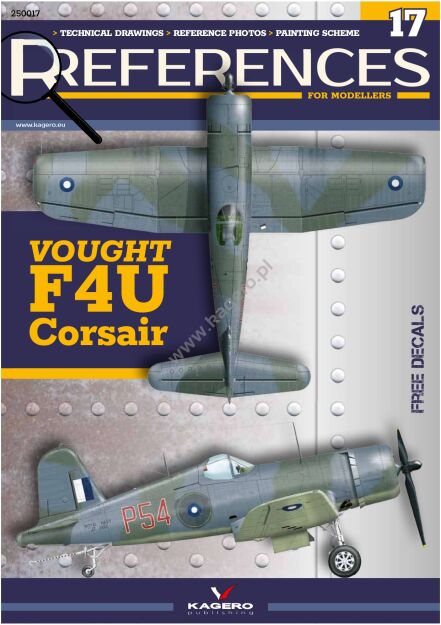 Kagero 25017 - References 17 - Vought F4U Corsair