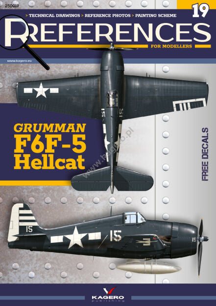 Kagero 25019 - References 19 - Grumman F6F-5 Hellcat