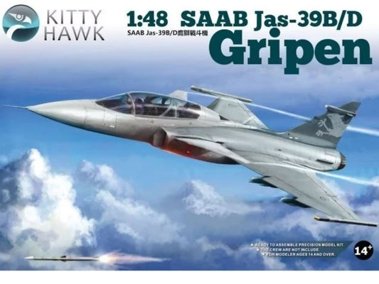 Kitty Hawk 80118 1/48 Saab Gripen JAS-39B/D