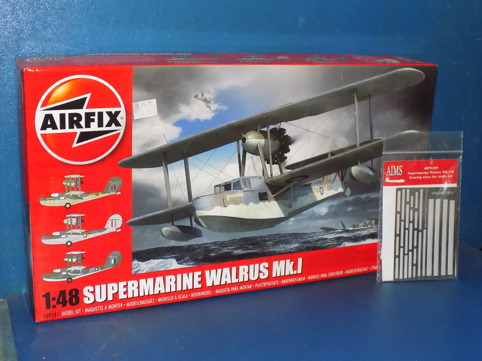 1/48 Airfix - Supermarine Walrus Mk.I w/Extra