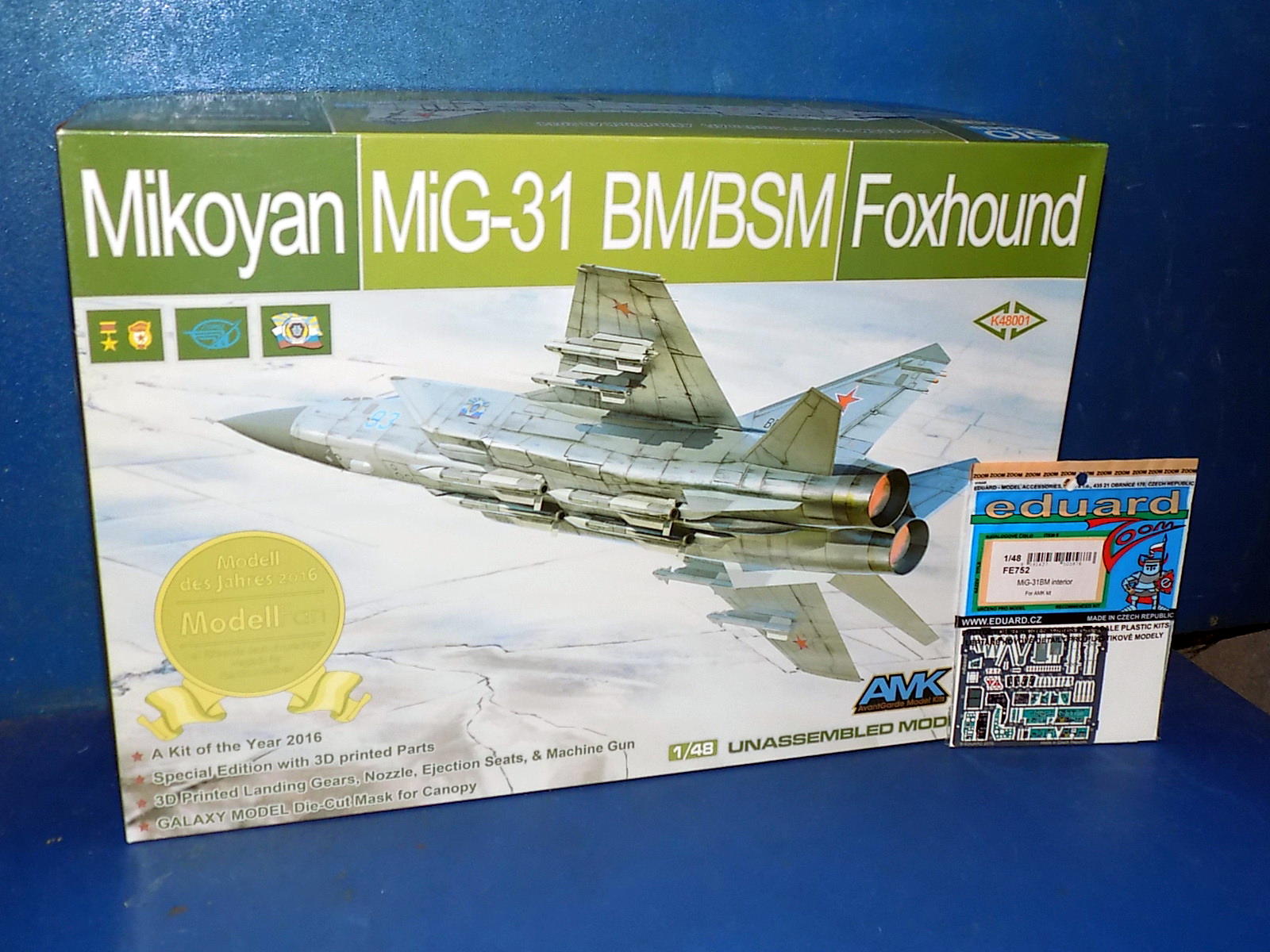 1/48 SIO Models - Mig-31 BM/BSM Foxhound w/3D Parts w/Extra
