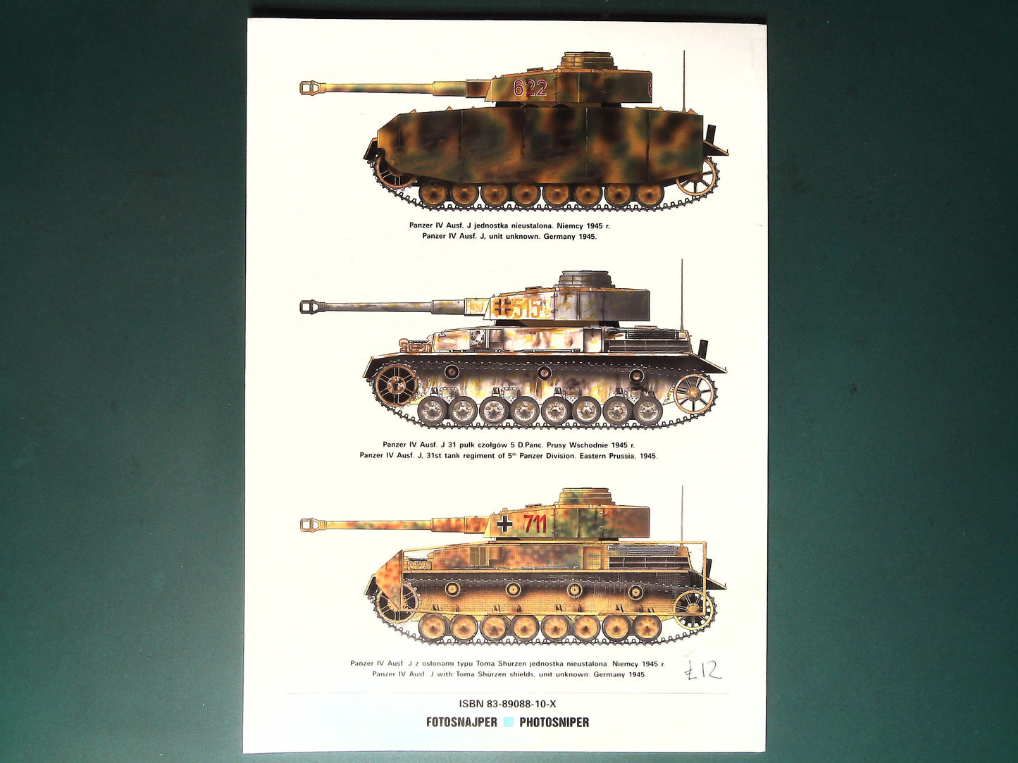  Kagero - Photosniper 16: Panzer IV Vol 1 w/Decals