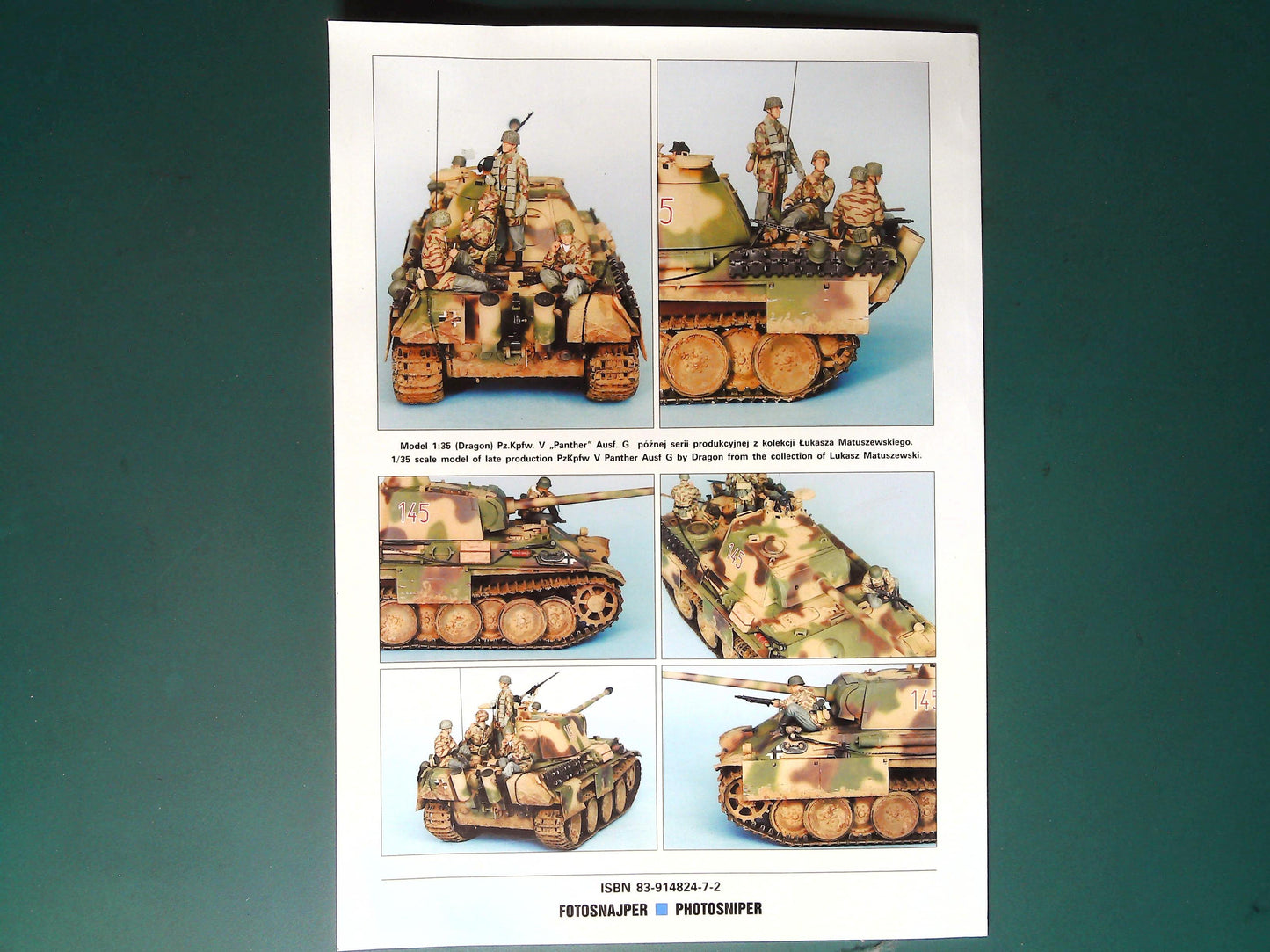  Kagero - Photosniper 11: Panther Ausf. A/G w/Decals