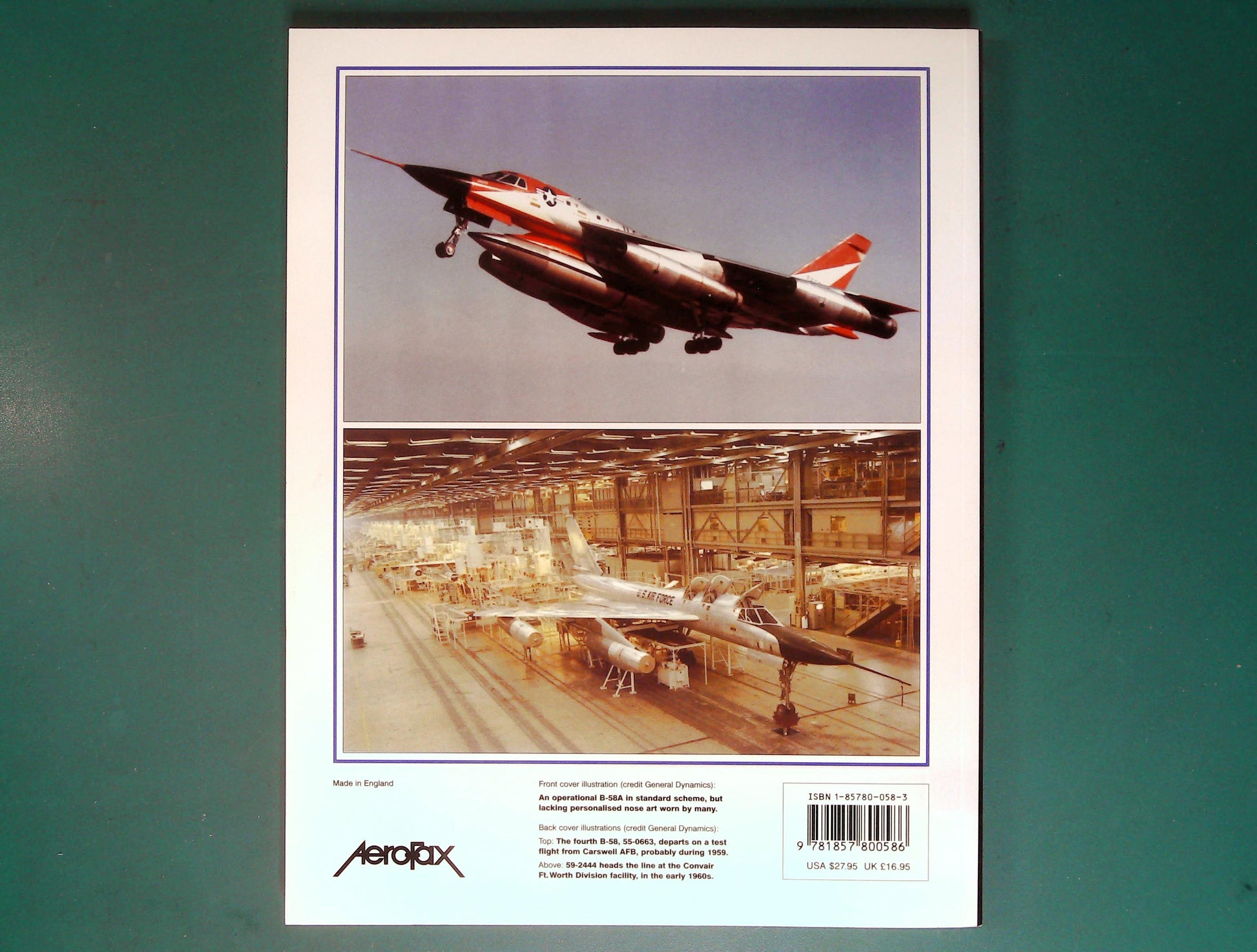  Aerofax - Convair B-58 Hustler