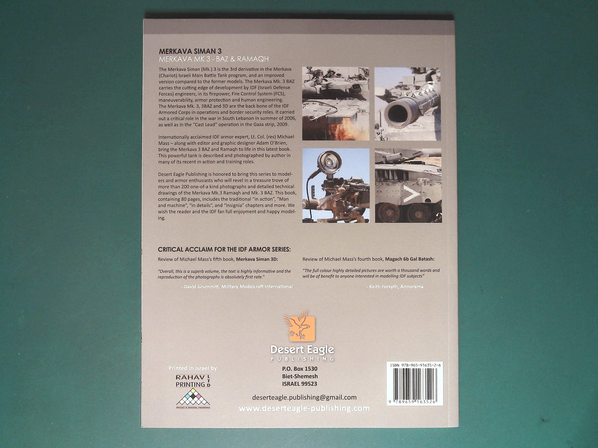  Desert Eagle - No 6: Merkava Siman 3 Mk.3 Baz / Ramaqh