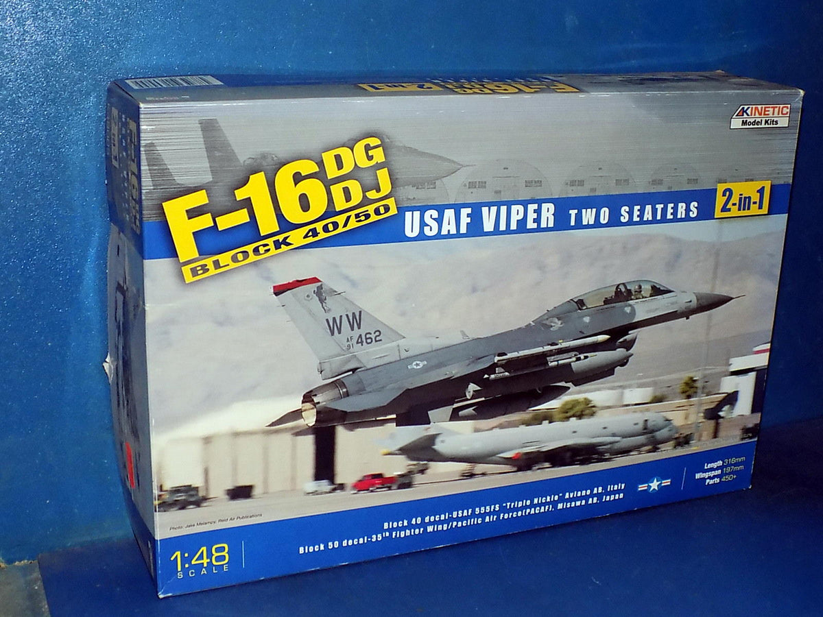 1/48 Kinetic - F-16 DG/DJ Block 40/50 USAF Twin Seat Viper