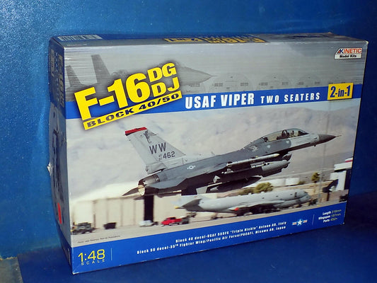 1/48 Kinetic - F-16 DG/DJ Block 40/50 USAF Twin Seat Viper