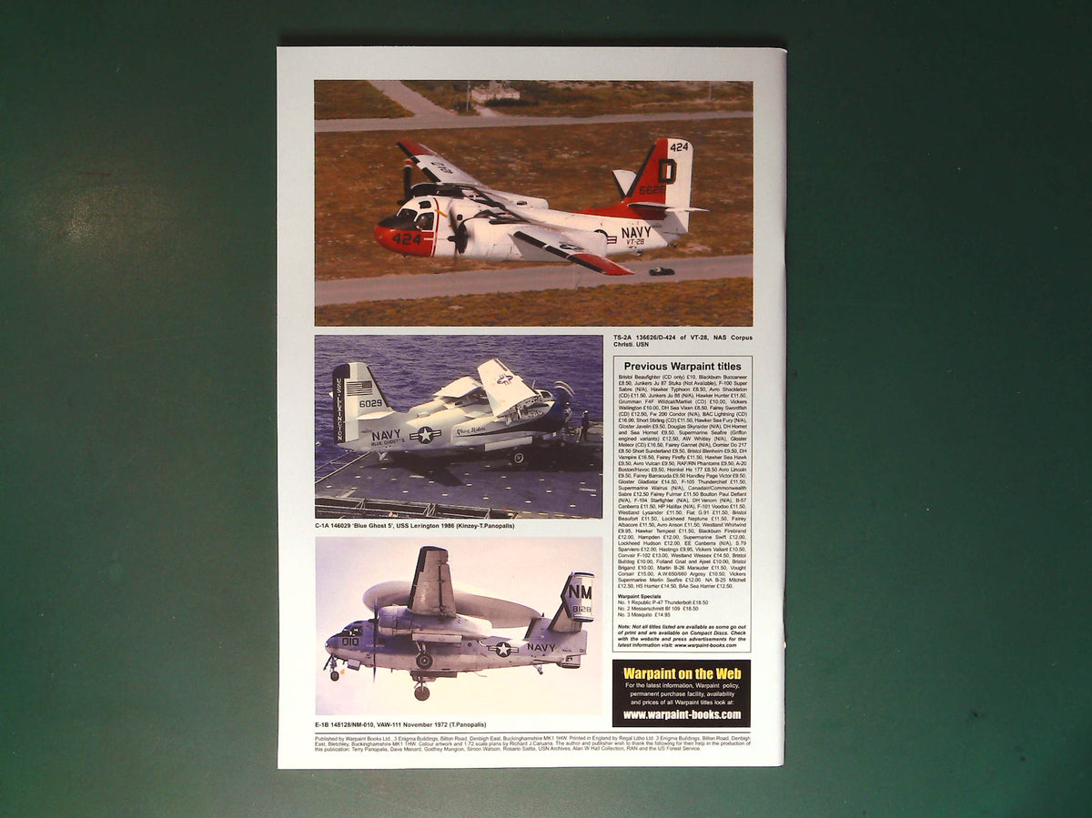 Warpaint - No 76. Grumman S-2F Tracker, TF-1 Trader and WF-2 Tracer