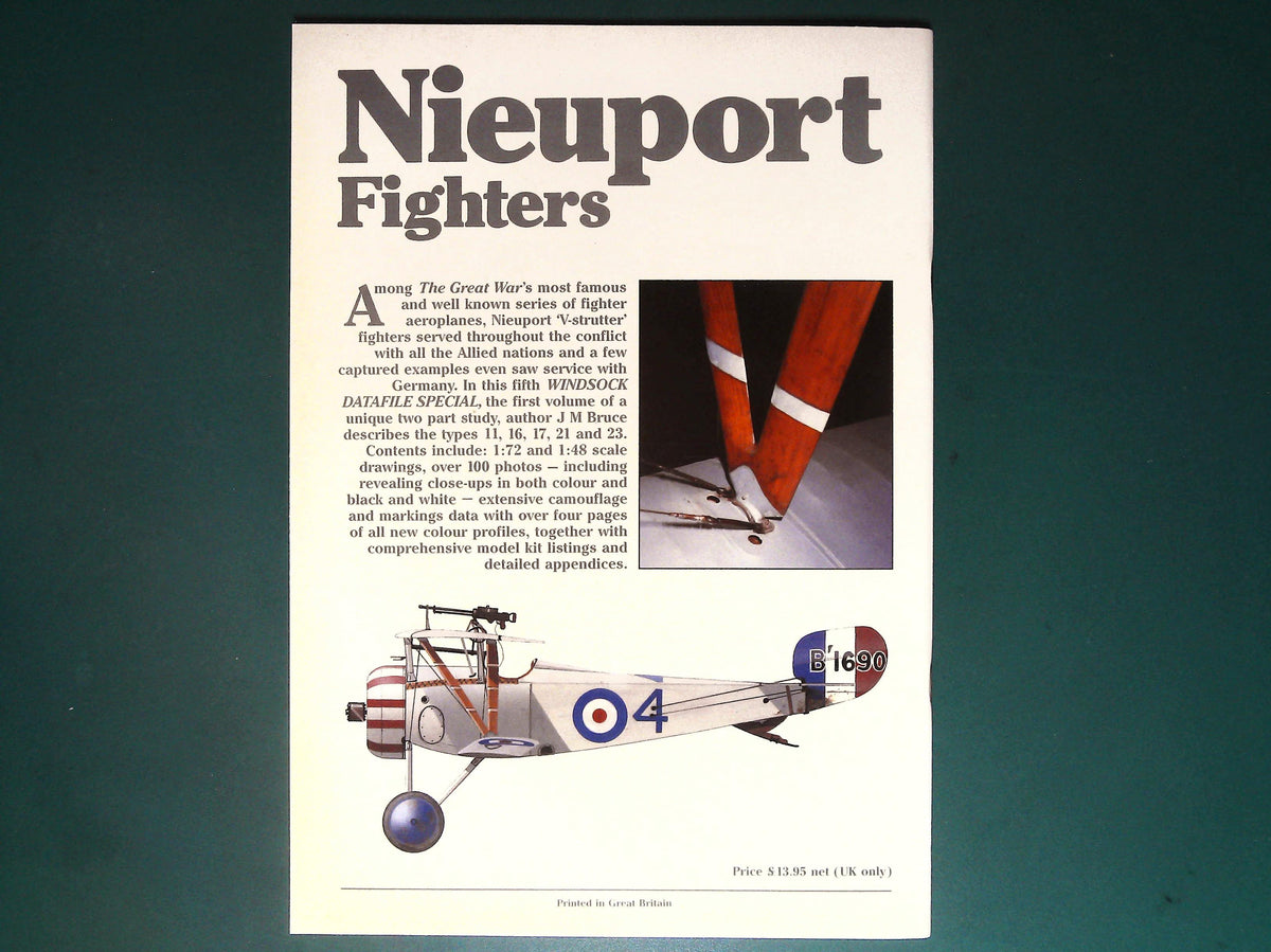  Windsock - Datafile Special Nieuport Fighters