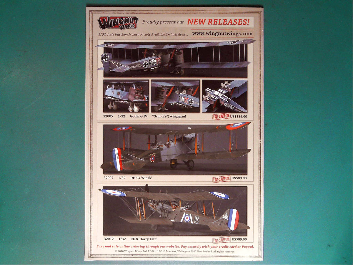  Windsock - Modelling Special No 1: Building the Wingnut Gotha G.IV