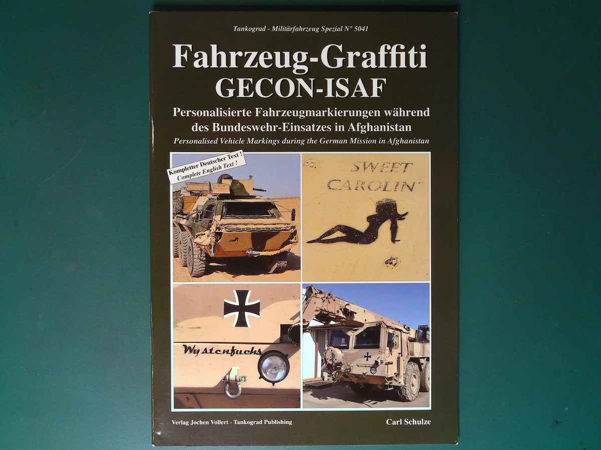  Tankograd - 5041 Personalided German Army Vehicle Markings in Afghanistan