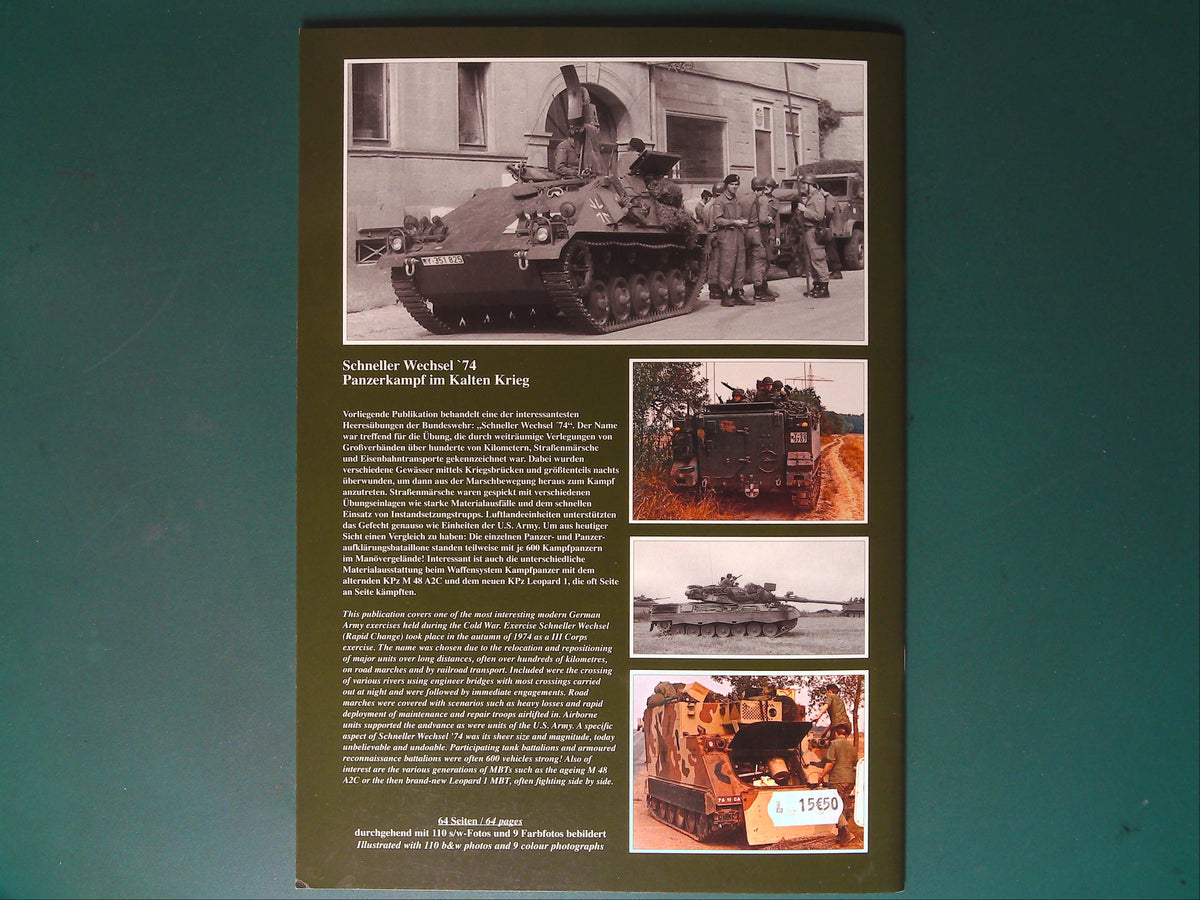  Tankograd - 5028: German Armoured Corps in Schneller Wechsel Cold War Exercise 74