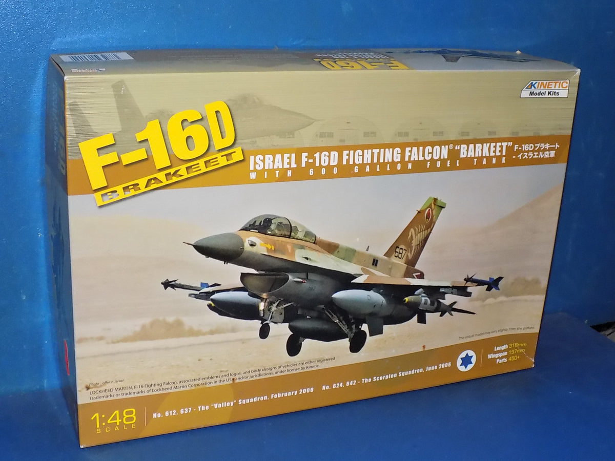 1/48 Kinetic - F-16D Brakeet (NO Instructions)