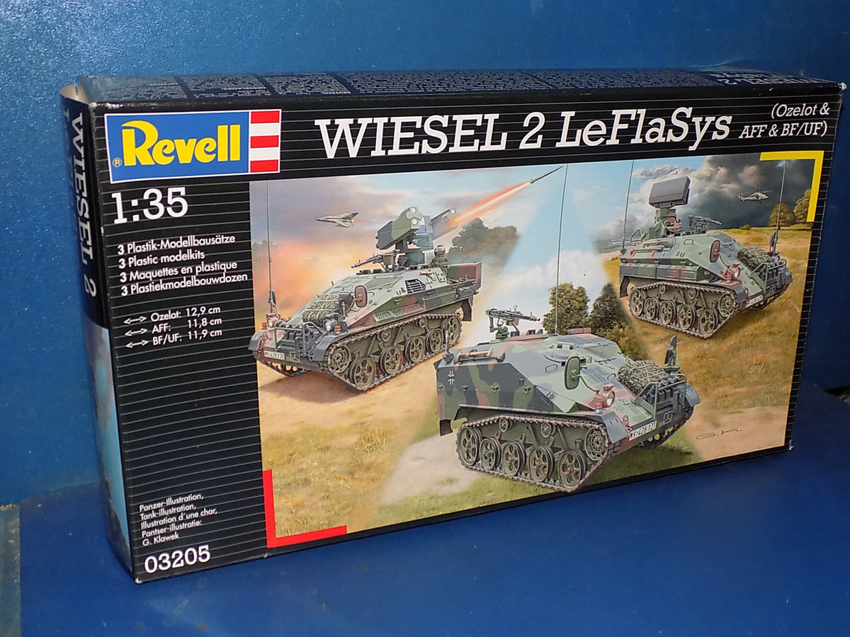 1/35 Revell - Wiesel 2 LeFlasys 3 Kits (NO Decals)