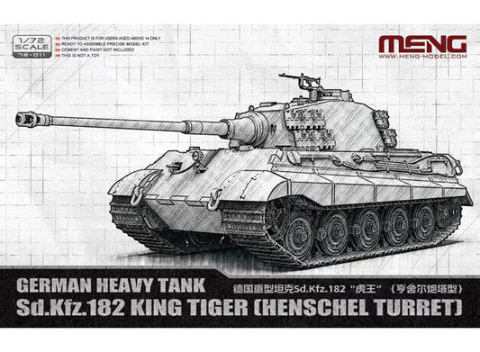 1/72 Meng Model - Sd.Kfz. 182 King Tiger - Henschel Turret
