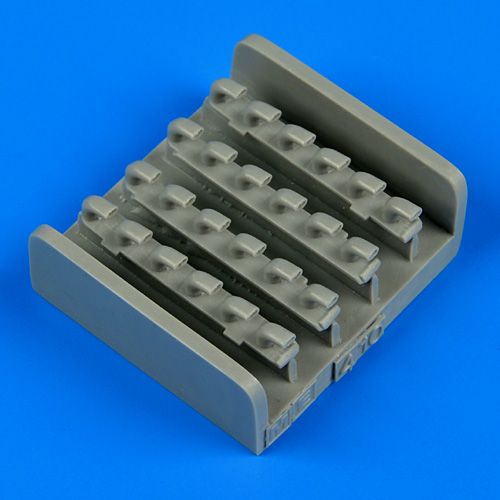 Quickboost 48557 1/48 Messerschmitt Me-410B-2/U4 exhaust (designed to be used with Meng Model kits)