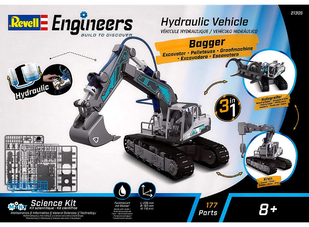 1/24 Revell - Engineers - Hydraulic Excavator 3in1