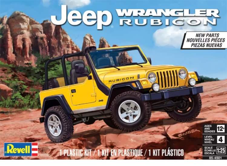 1/25 Revell Monogram - Jeep Wrangler Rubicon