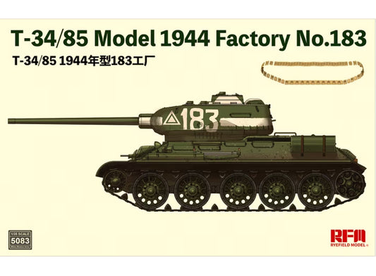 1/35 Rye Field - T-34/85 Model 1944 Factory No. 183