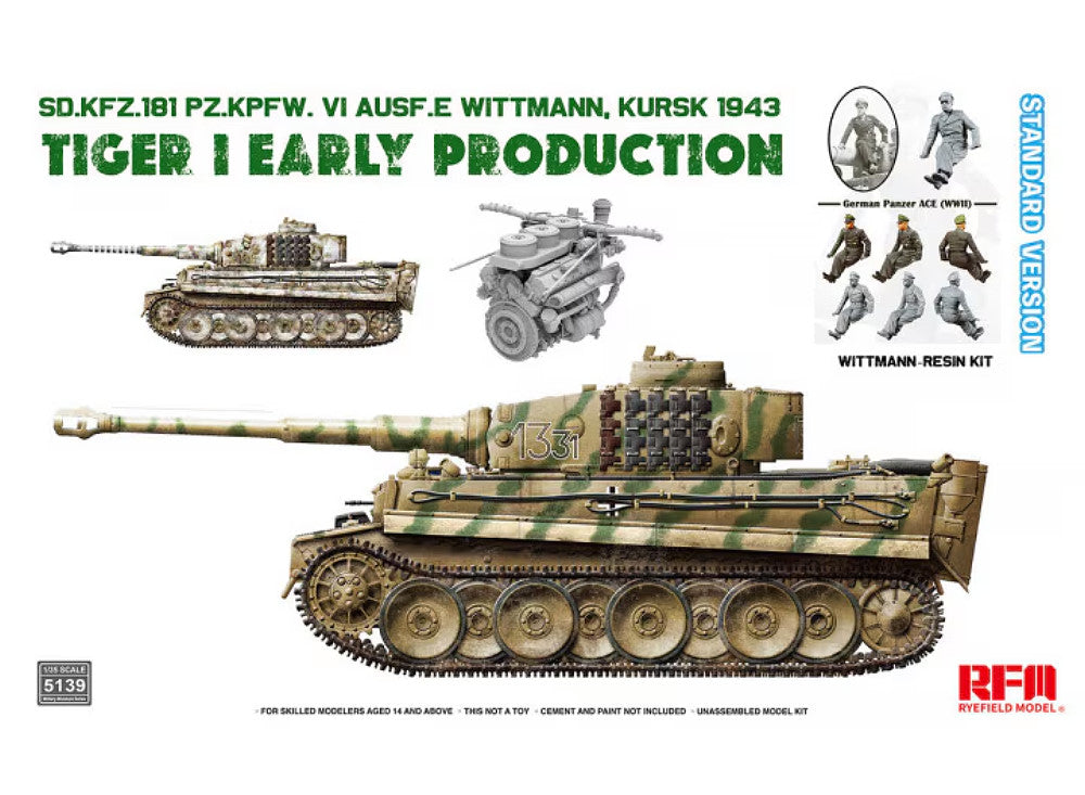 1/35 Rye Field - Tiger I Early Production - Standard Version