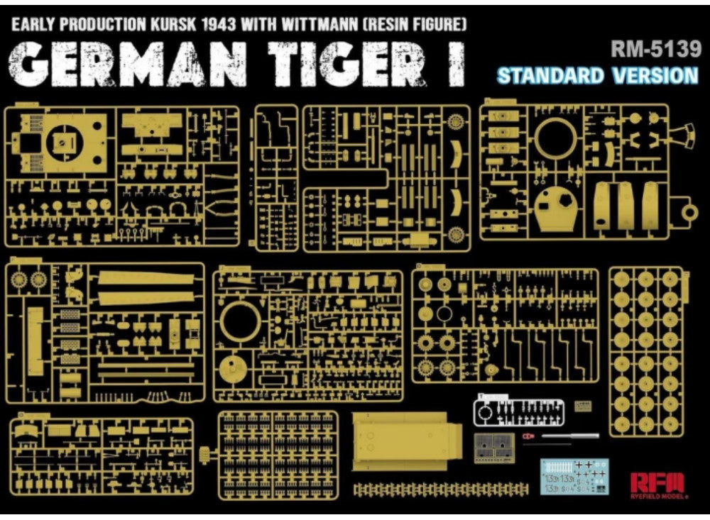 1/35 Rye Field - Tiger I Early Production - Standard Version