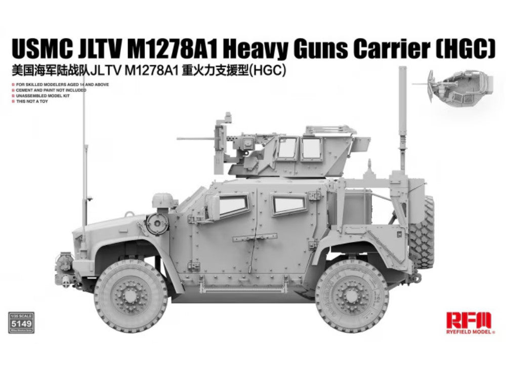 1/35 Rye Field - USMC JLTV M1278A1 Heavy Guns Carrier (HGC)