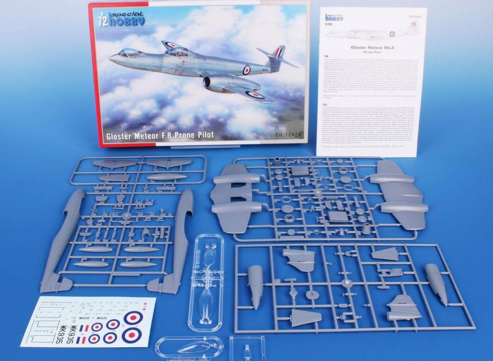 1/72 Special Hobby - Gloster Meteor F.8 Prone Pilot