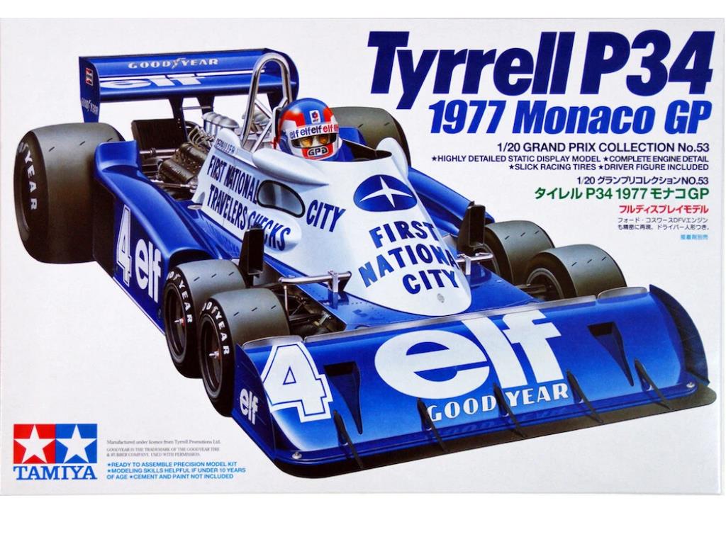 Tamiya 20053 1/20 Tyrrell P34 Monaco 1977