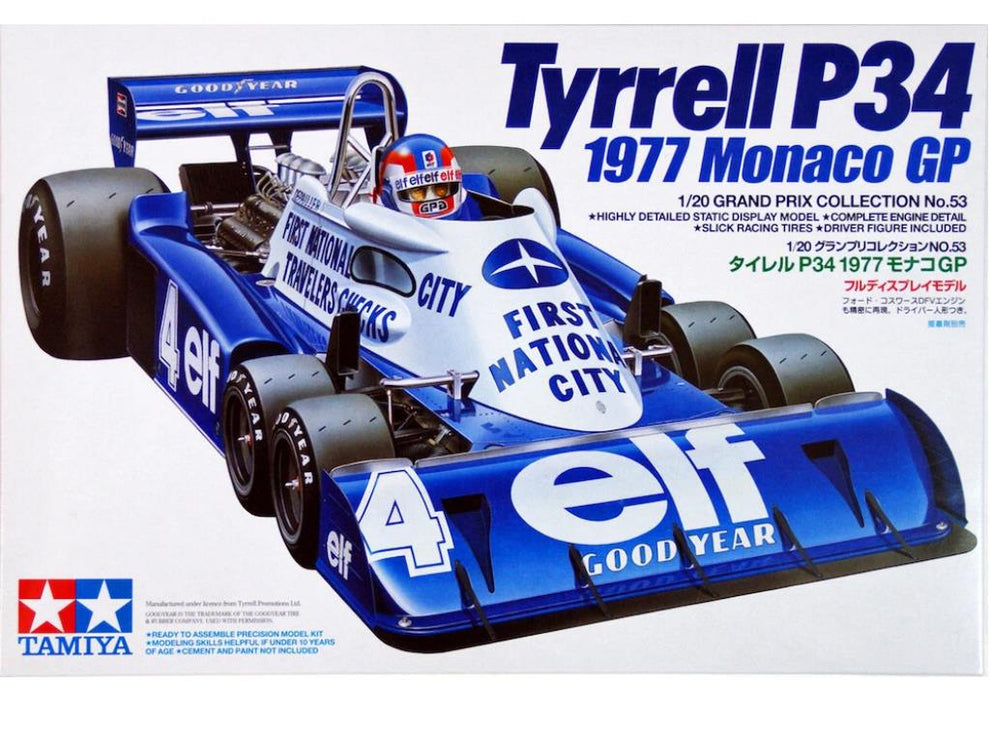 Tamiya 20053 1/20 Tyrrell P34 Monaco 1977 – Models For Sale Ltd